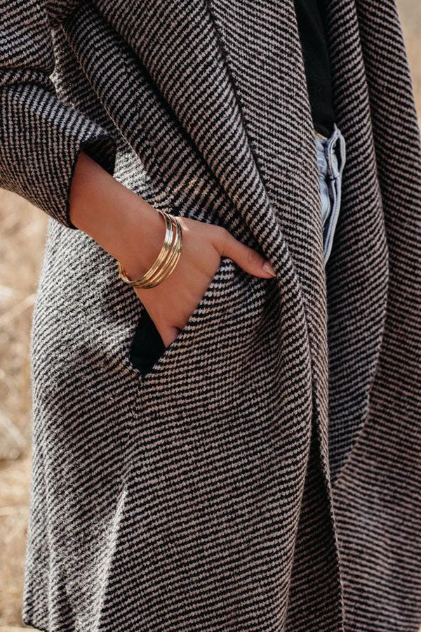 MYRES POCKETED HOODED KNIT CARDIGAN