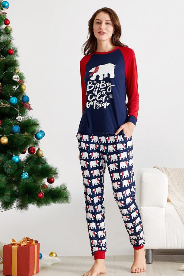 Christmas Family Pajamas Matching Sets, Xmas Deer Sleepwear for Family Mens Womens