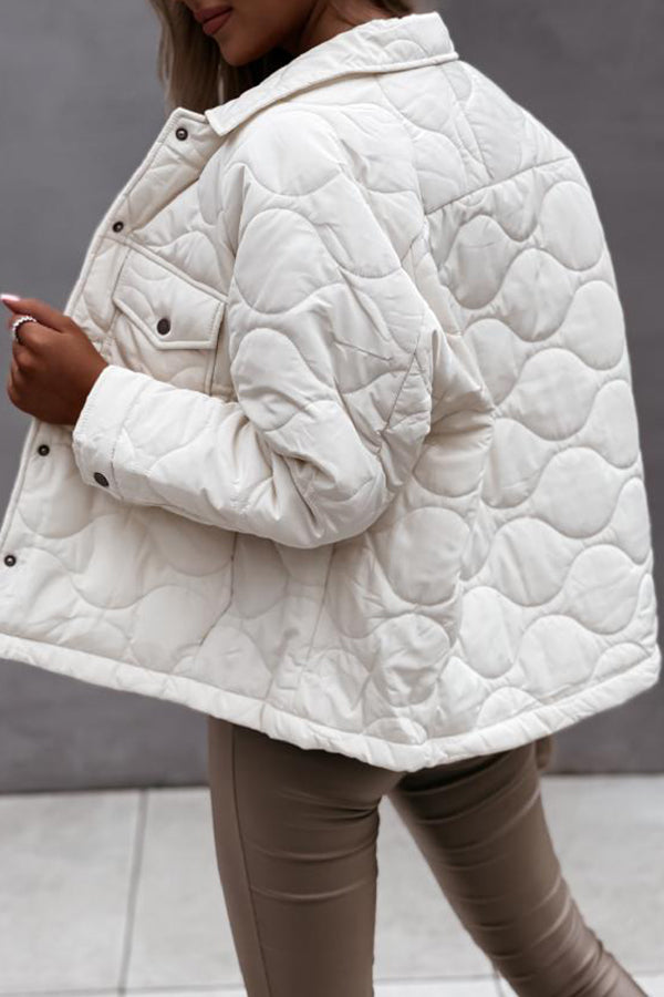 Quilted Cotton Plaid Jacket