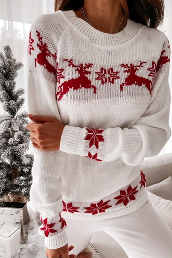 Christmas Long-sleeved Knitted Sweater