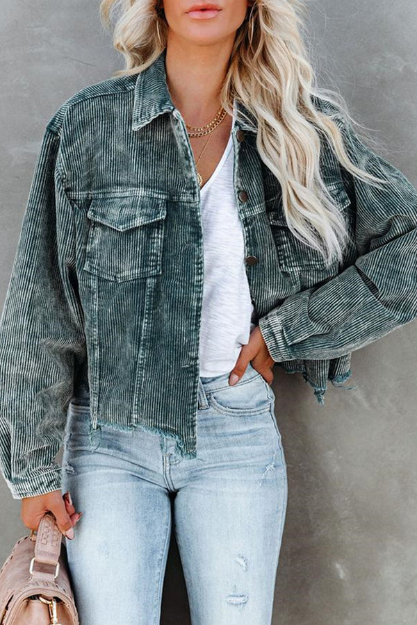 Retro Washed Corduroy Jacket