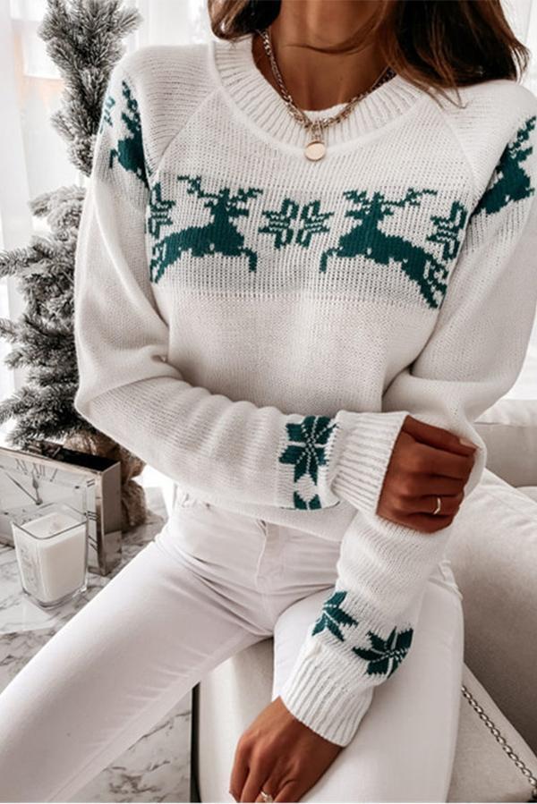 Christmas Long-sleeved Knitted Sweater