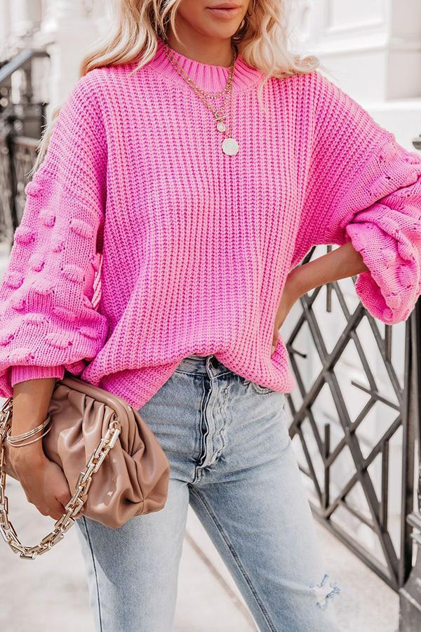 Balloon Sleeve Sweater