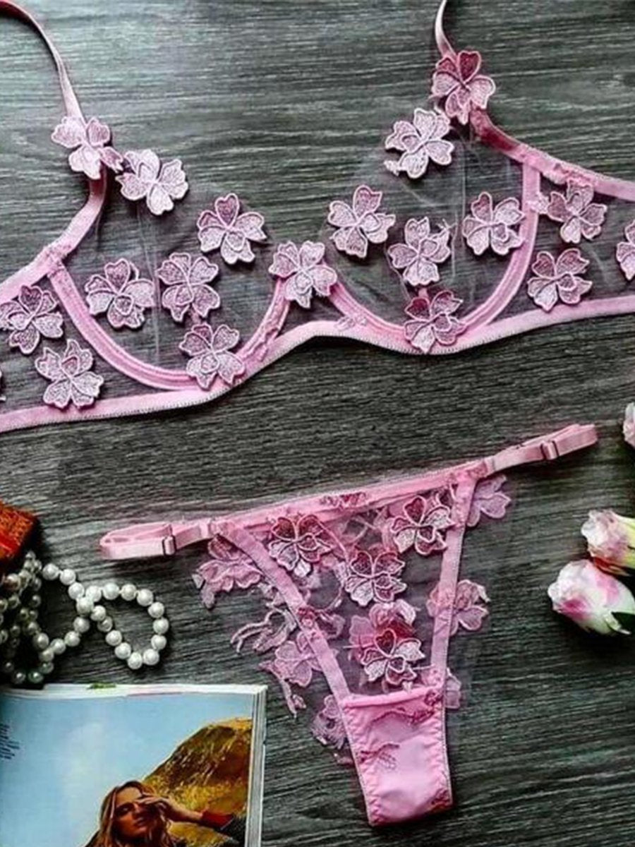 BLISS PINK LINGERIE SET