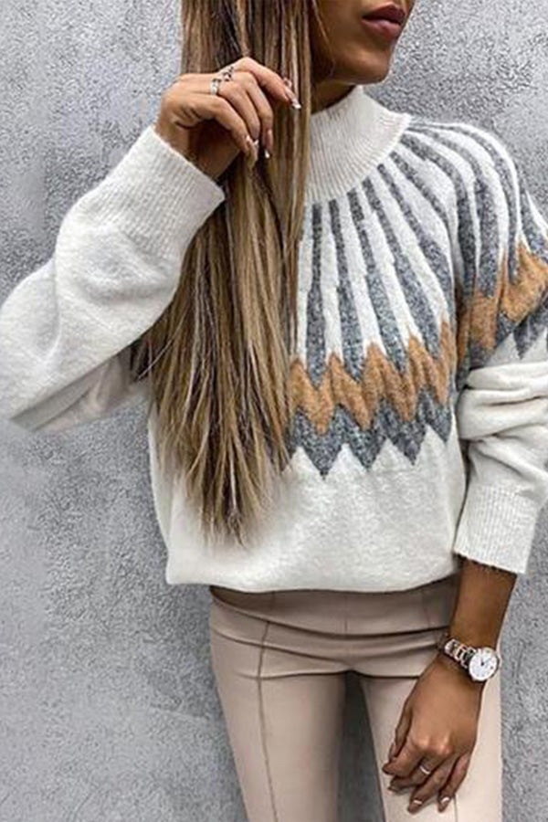 Highneck Long Sleeve Icelandic Sweater