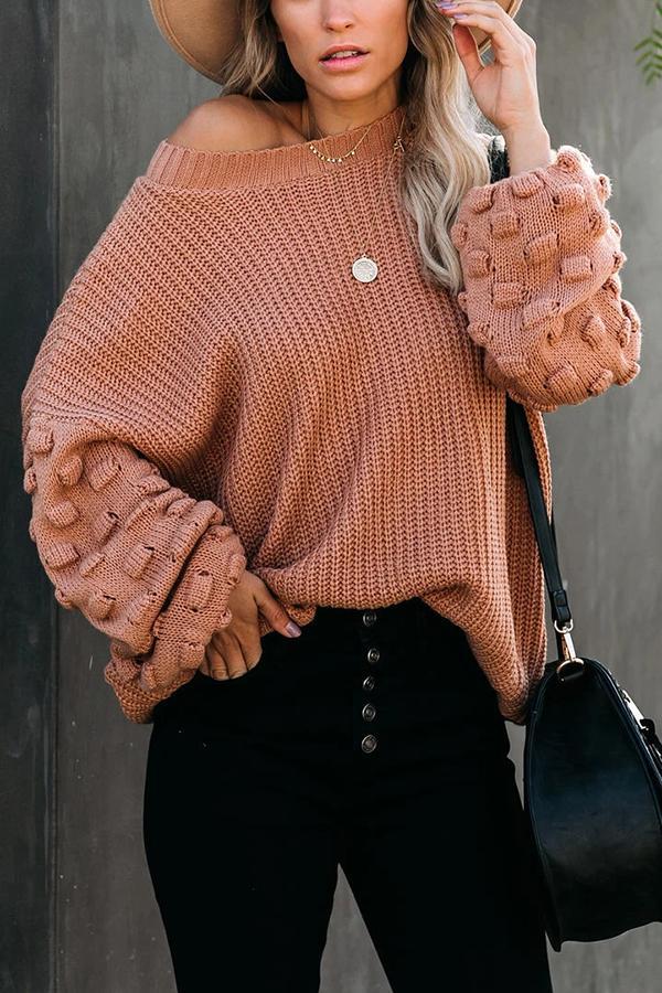Balloon Sleeve Sweater