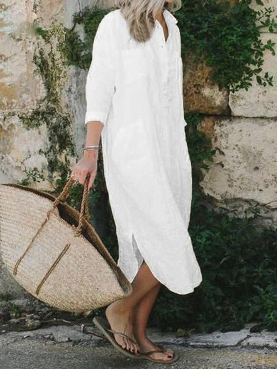 Set the Standard White Dress