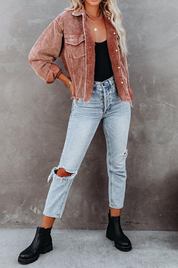 Retro Washed Corduroy Jacket