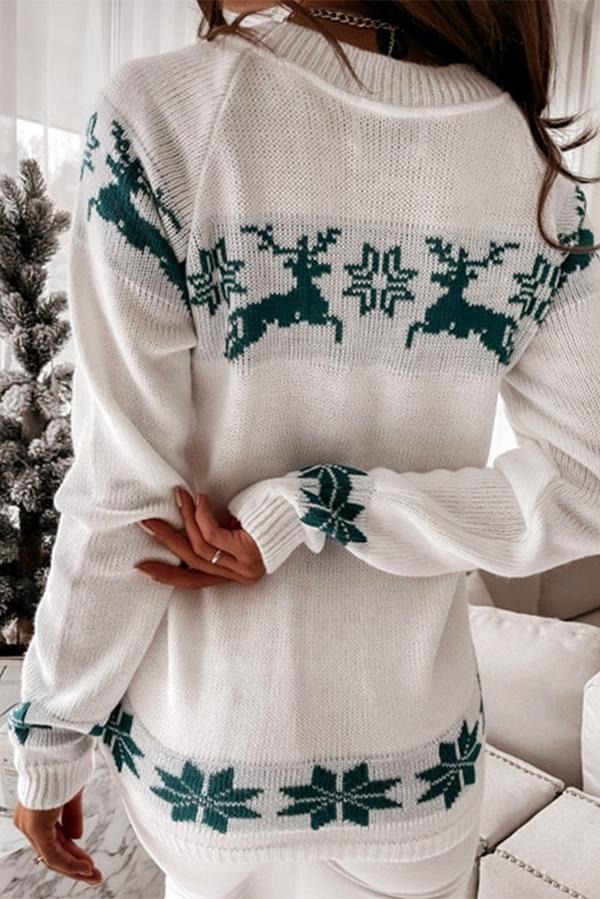 Christmas Long-sleeved Knitted Sweater