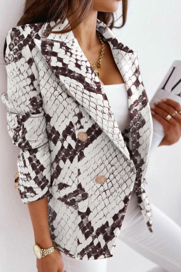 Plaid Suit Jacket
