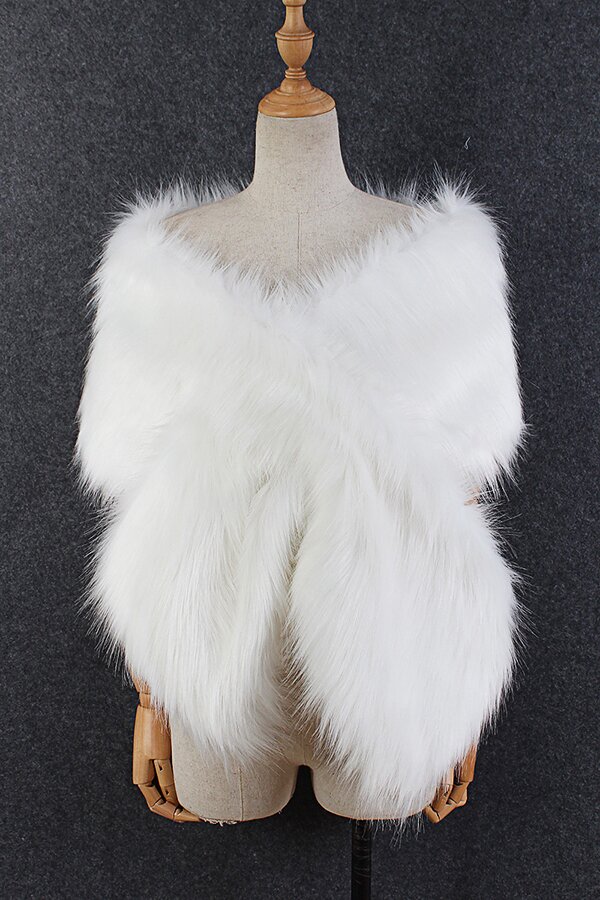 Eco-friendly Fur Soft Shawl