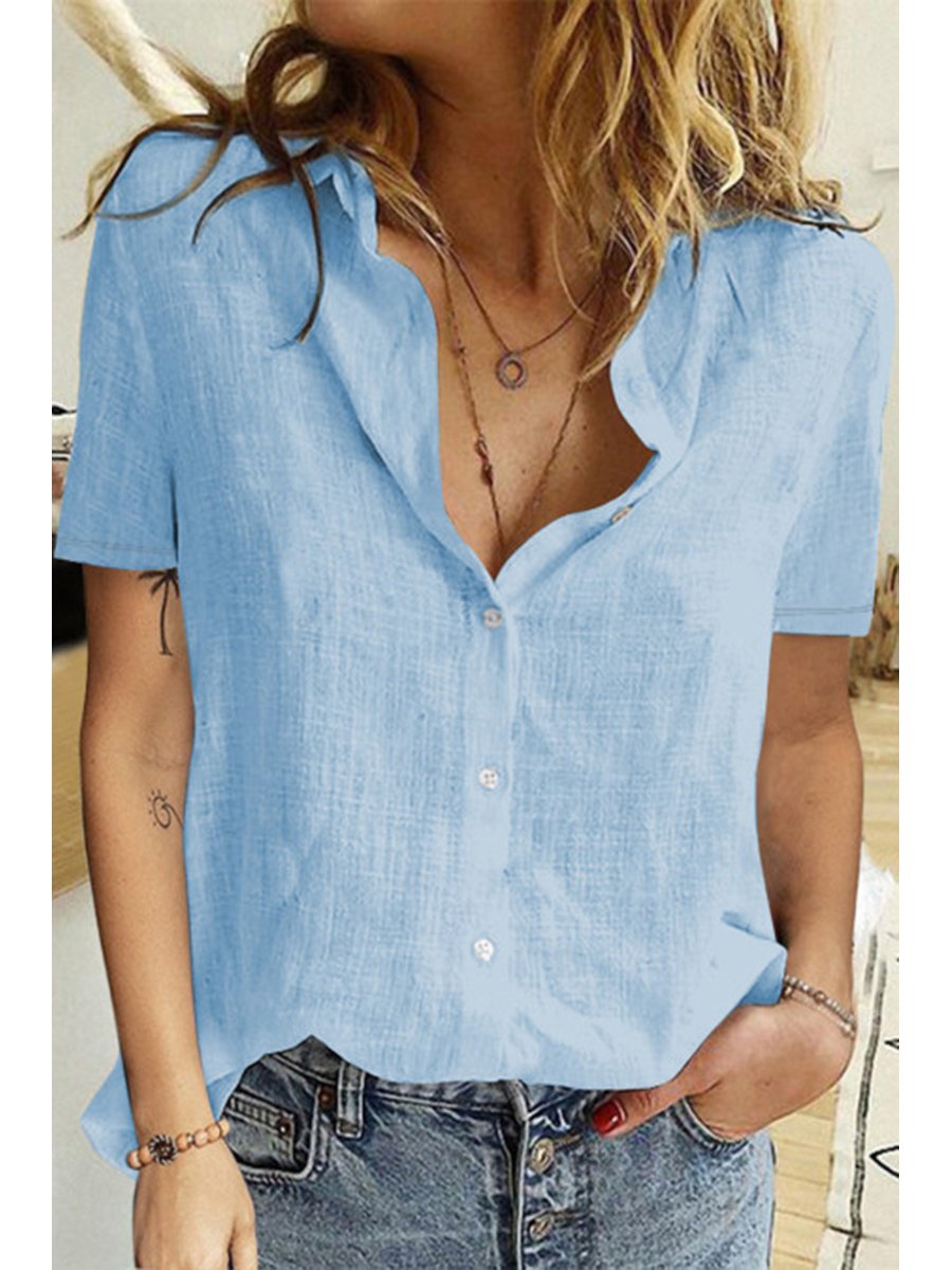 Short Sleeve Button Down Shirt