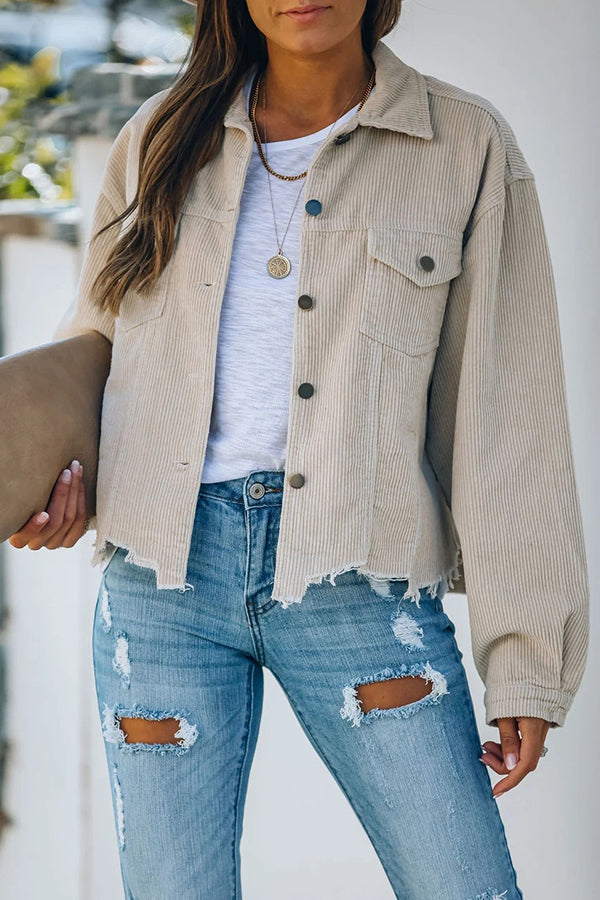 Retro Washed Corduroy Jacket