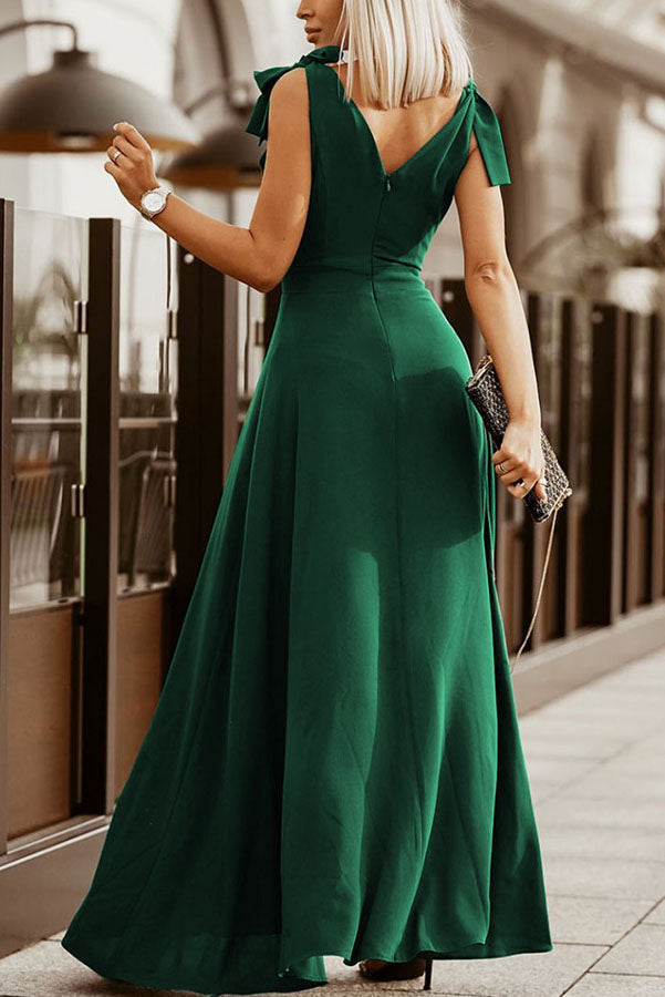 Following A Daydream Solid Maxi Dress