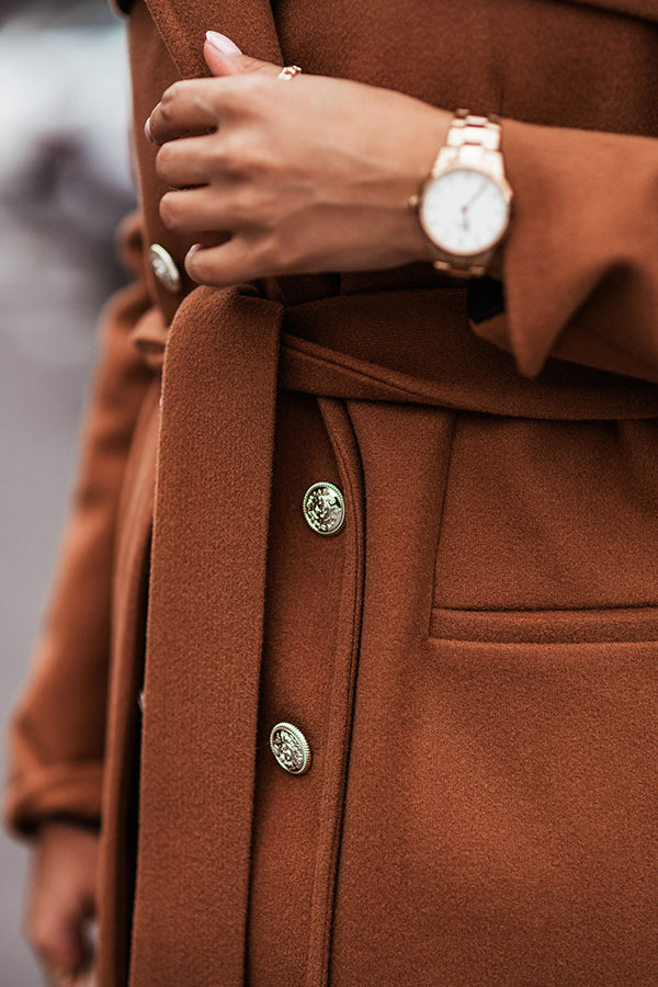 Long-sleeved Blazer Double-breasted Woolen Jacket