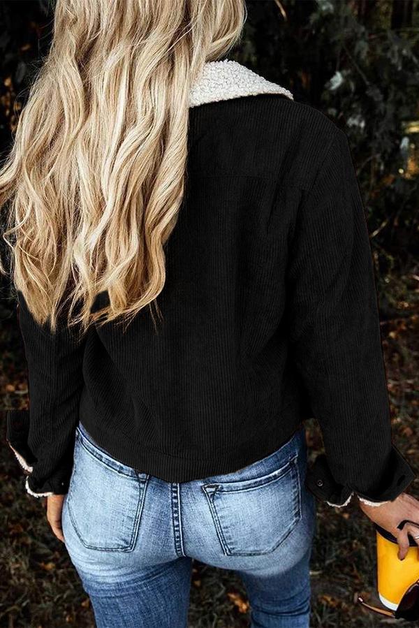 Sherpa Lining Corduroy Jacket