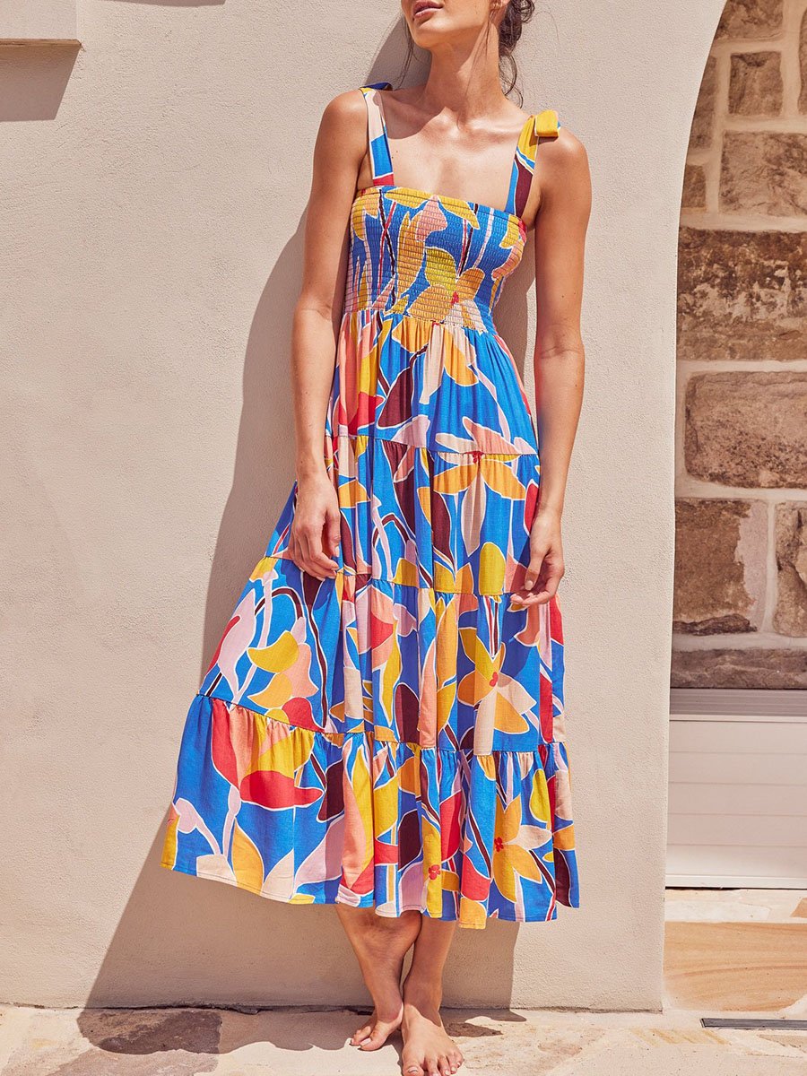 Printed Bandage Dress