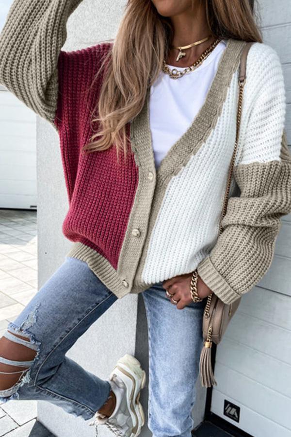 Warm Weather Colorblock Cardigan