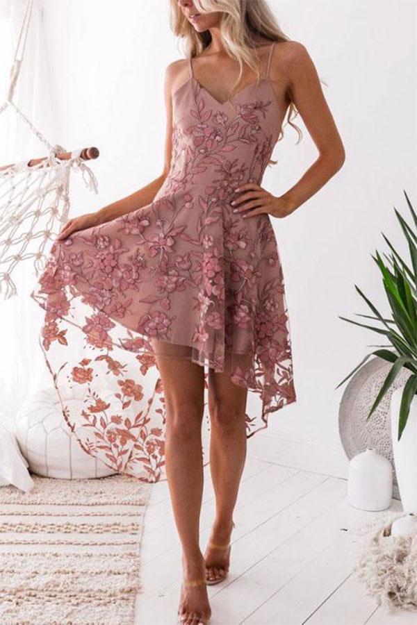 Flower Fairy Dovetail Suspender Dress