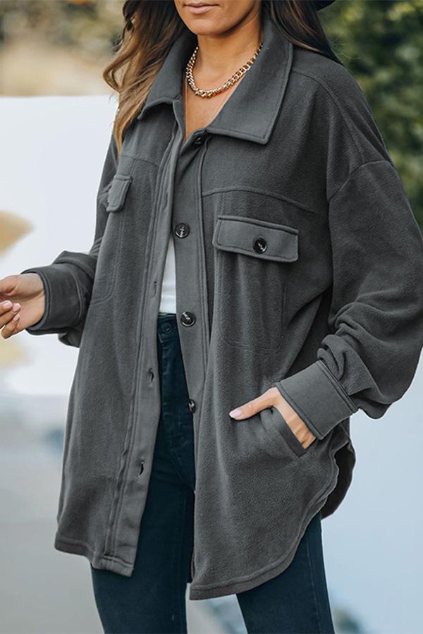 Mid-length Cardigan Loose Jacket