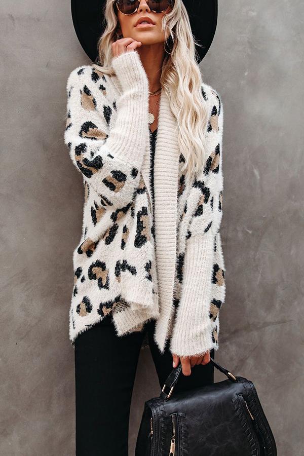 Leopard Relaxed Cardigan