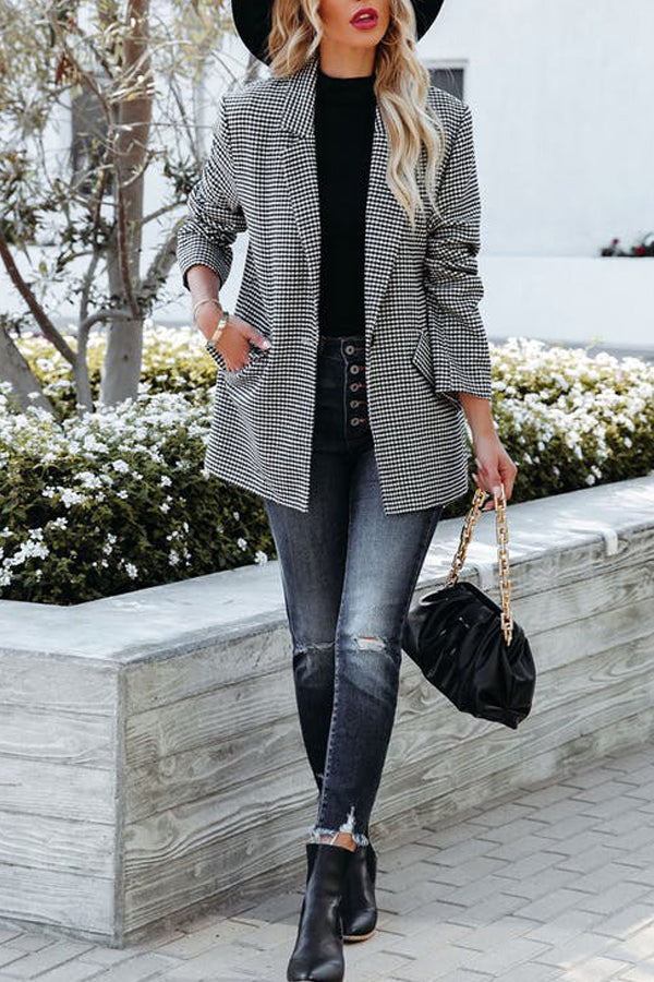 Classic Chiffon suit coat