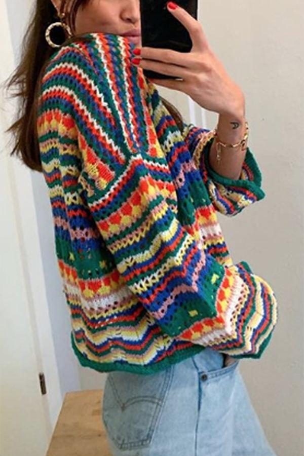 Loose Striped Sweater