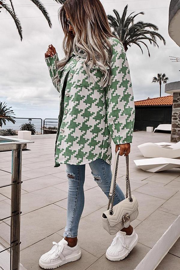 Printed Oversized Shacket