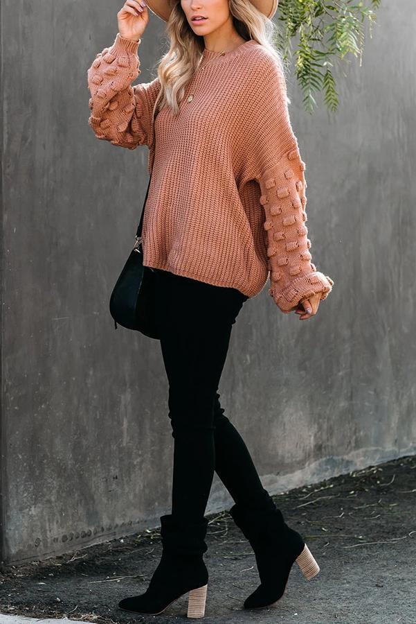Balloon Sleeve Sweater
