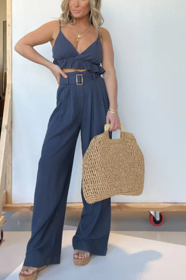 Arabella Woven Set Navy