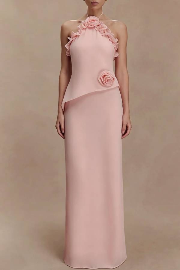 Dolce Vita Ruffled Floral Maxi Dress