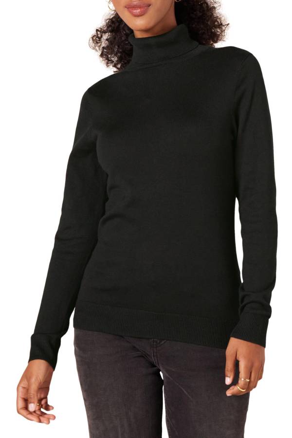 Basic turtleneck knit sweater
