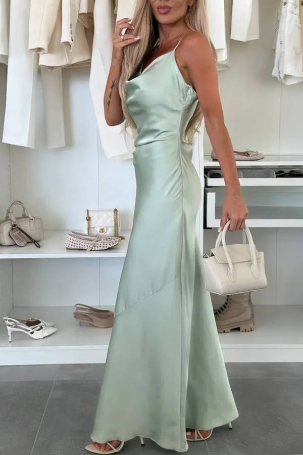 TANSY SATIN DRESS