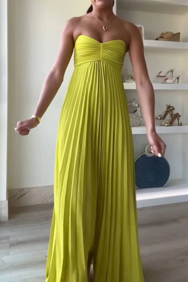 Exquisite princess pleated off shoulder with scarf party maxi dress