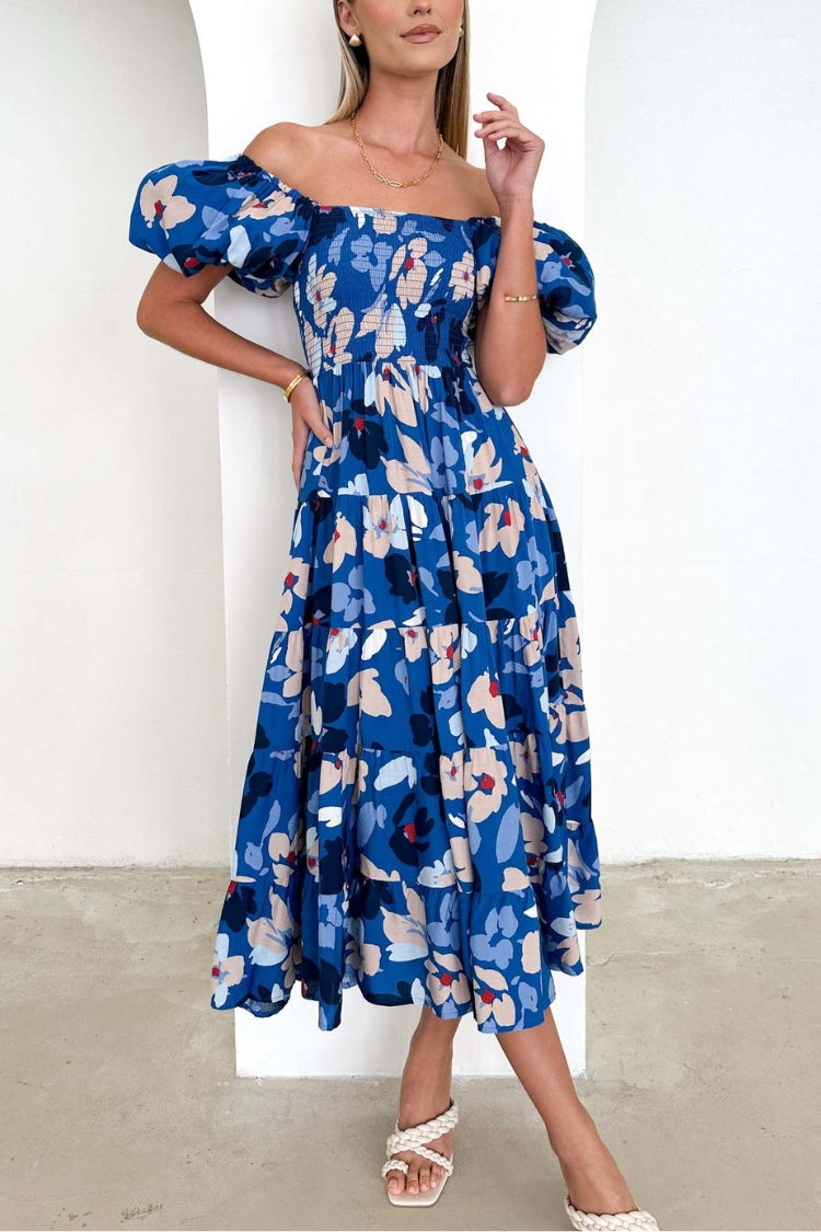 One-shoulder holiday sexy loose dress