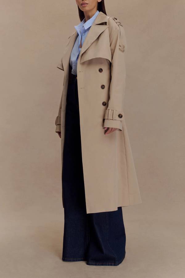 Twill Trench Coat