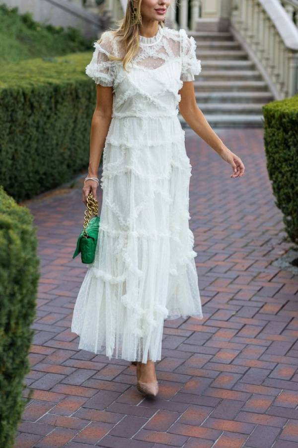 Sweet Fungus Lace Fairy Dress