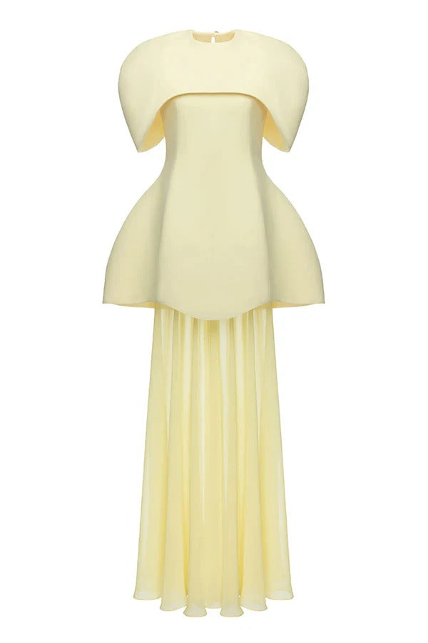 Celeste Capelet Overlay Two-Piece Set
