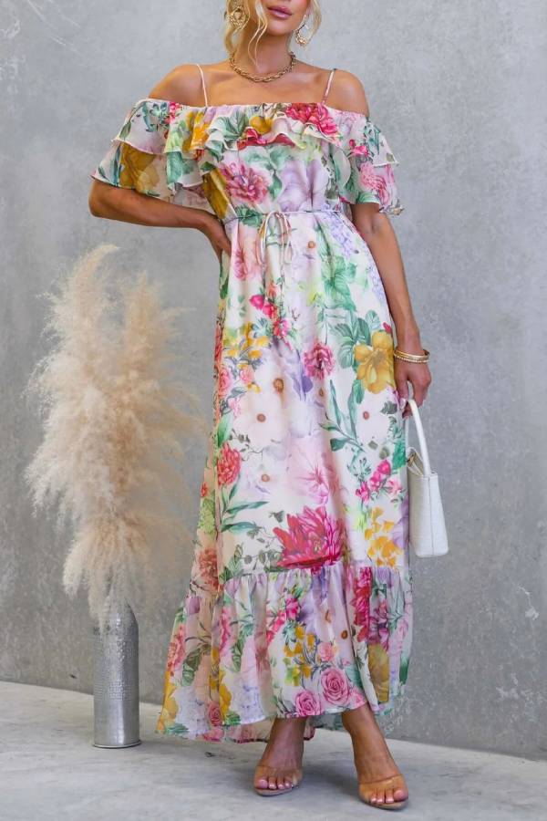 Secret Gardenia Maxi Dress