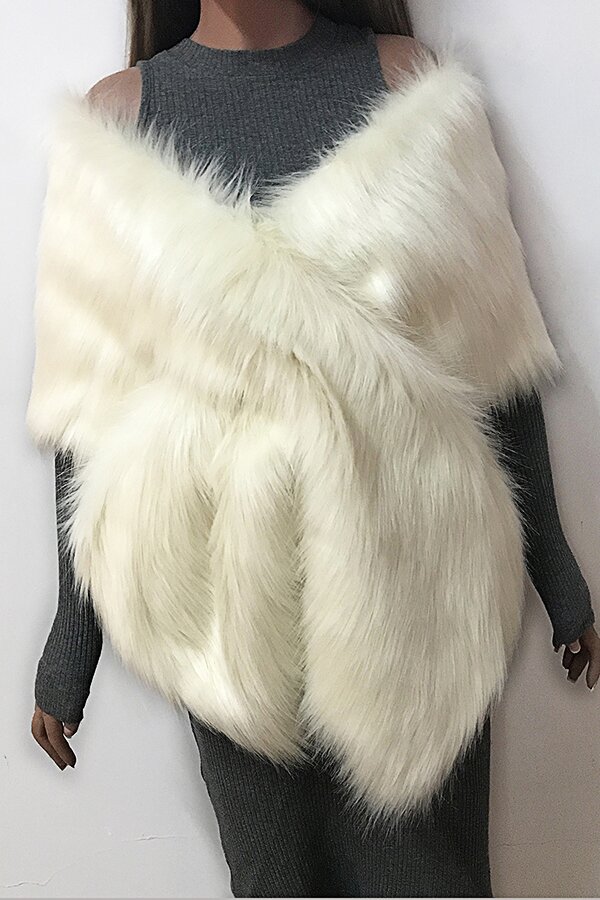Eco-friendly Fur Soft Shawl