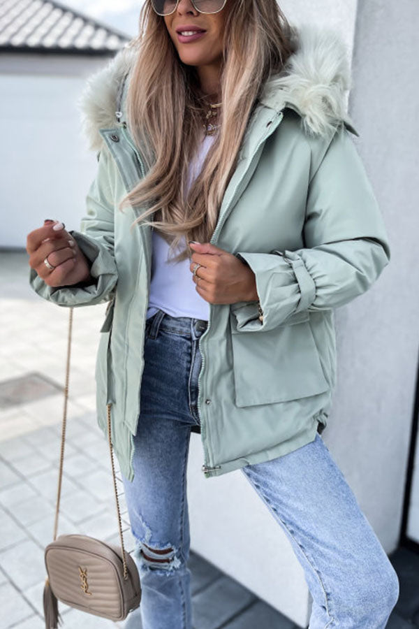 PISTACHIO PARKA JACKET