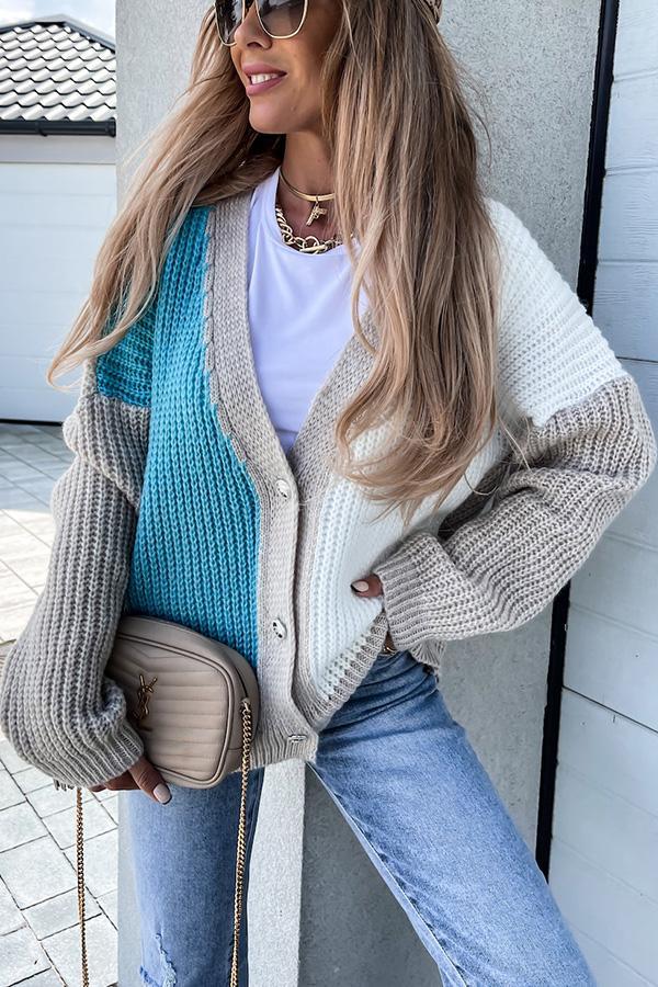 Warm Weather Colorblock Cardigan