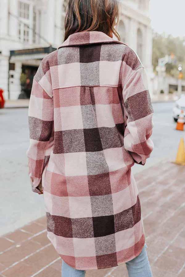 Plaid Shacket Jacket