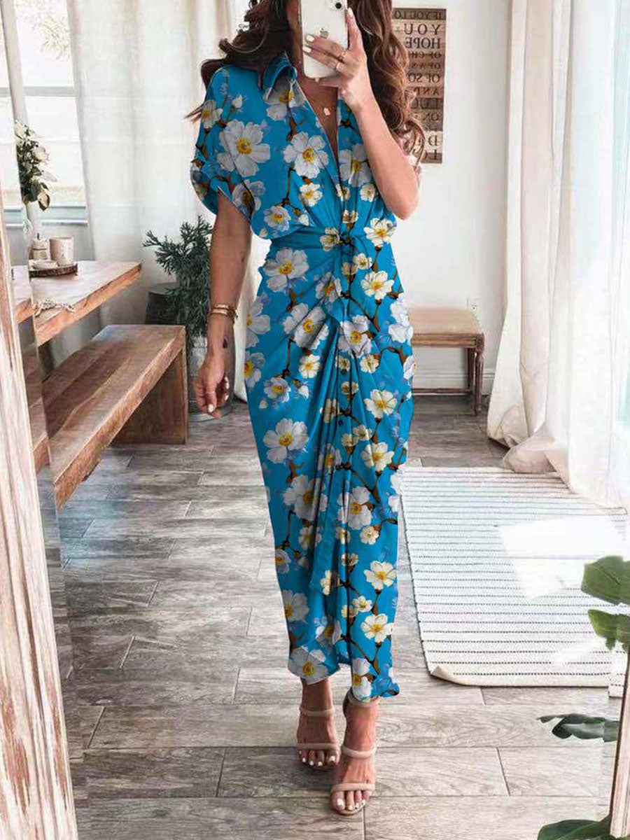 New print dress