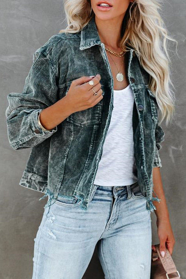 Retro Washed Corduroy Jacket