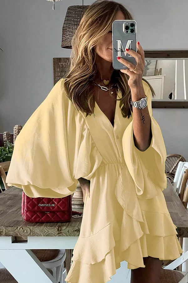Share The Love Ruffle Babydoll Dress