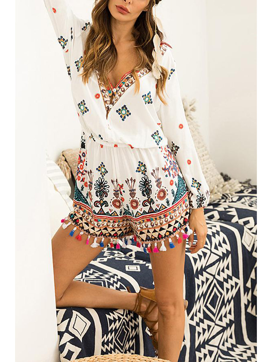 Casual Tassels Jumpsuit