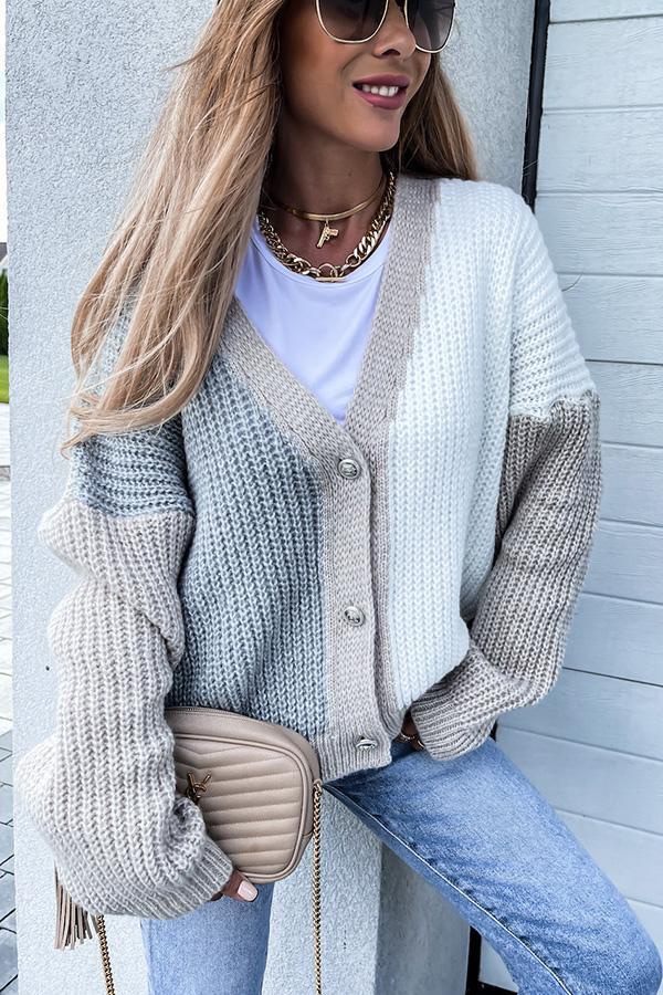 Warm Weather Colorblock Cardigan