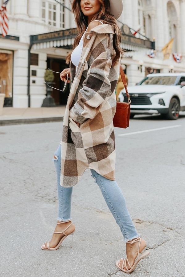 Plaid Shacket Jacket
