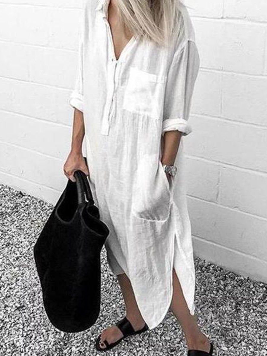 Set the Standard White Dress